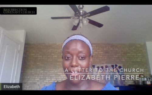 A Letter to the Church: Elizabeth Pierre