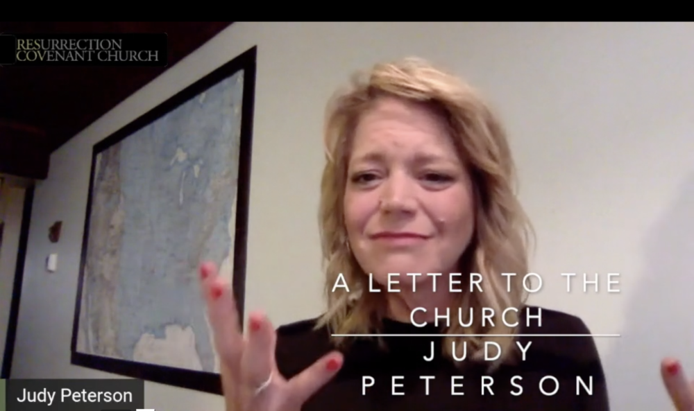 A Letter to the Church: Judy Peterson